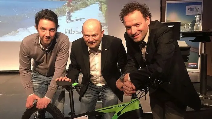 Paco Wrolich, Christian Kresse und Thomas Schmidhofer (von rechts)