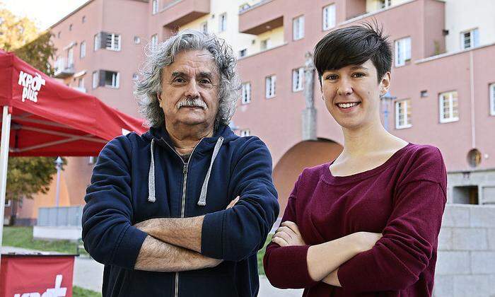 KPÖ-Plus: Mirko Messner und Flora Petrik