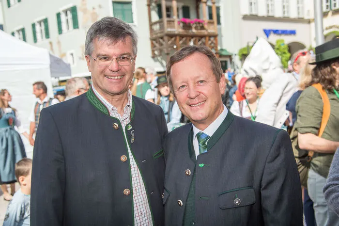 Touristiker unter sich: Ernst Kammerer und Erich Neuhold.