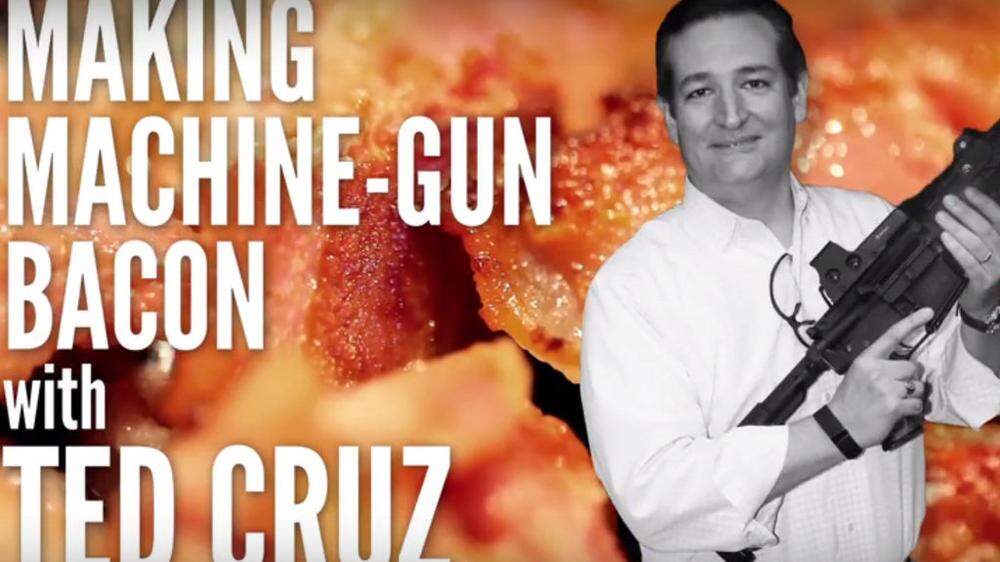 Ted Cruz posiert mit dem Kill-Grill