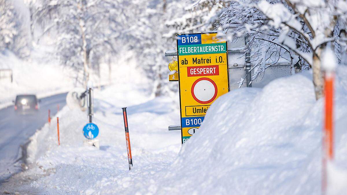 Der viele Schnee führte auch vielfach zu Problemen