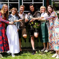 Tamara Kögl, Ina Regen, Hans Knauß, Armin Tement, Renate Götschl und Katharina Tinnacher (von links)