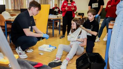 Erste Hilfe-Landesjugendbewerb im Europagymnasium Klagenfurt