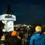 Besucher strömten zu Klanglicht-Installation am Grazer Schloßberg