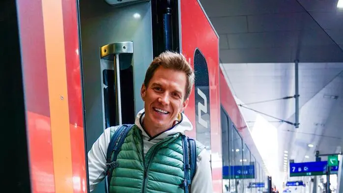 Viele Reportagen machte Florian Danner außerhalb des Studios, doch jetzt bricht er die Zelte in Österreich ab und geht in die USA. Die Familie kommt mit. 
