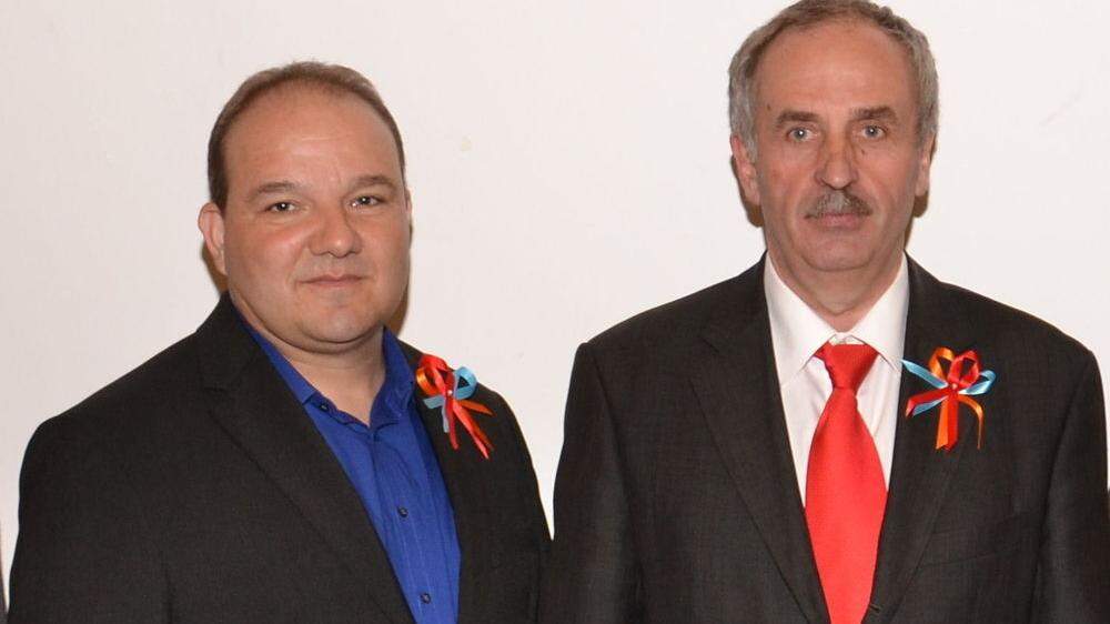 Die Ermittlungen gegen Andreas Url (links) wurden eingestellt. Die Anzeige erfolgte durch Bürgermeister Helmut Walch (rechts) 