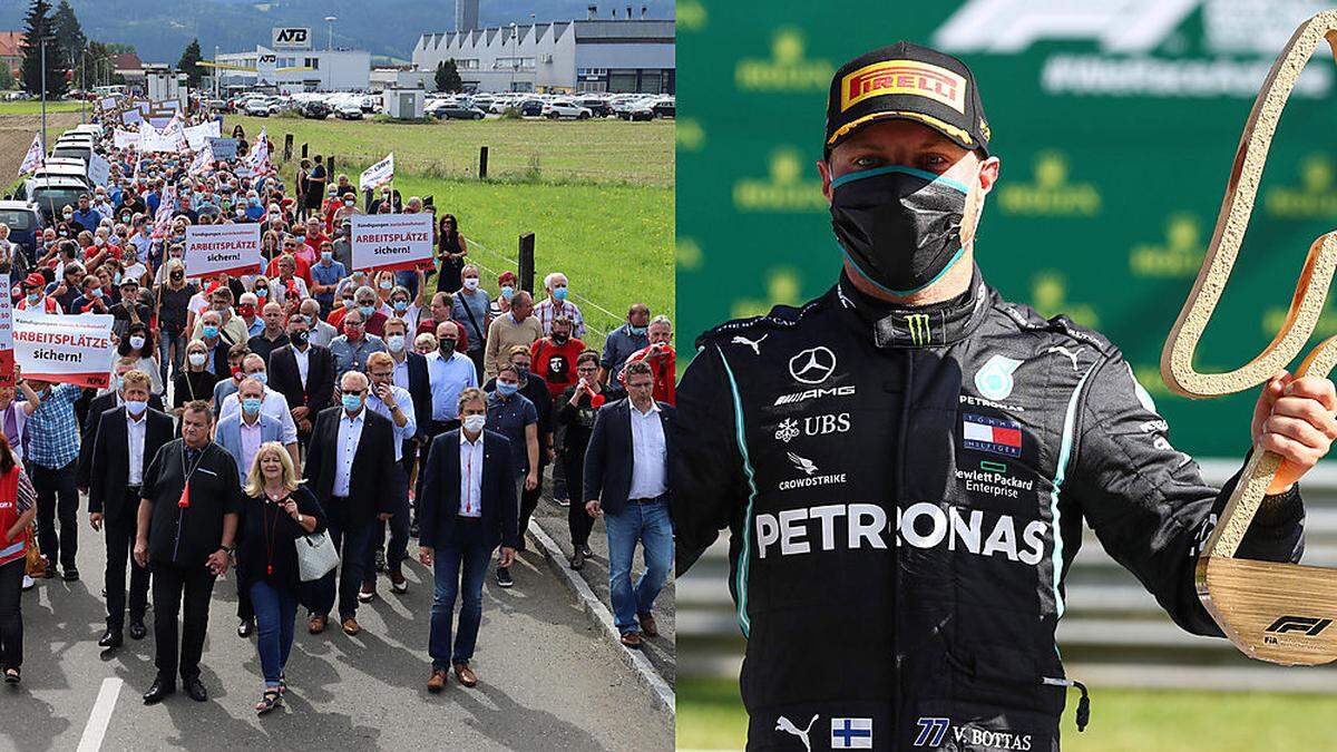 Kurz nach dem Formel-1-GP in Spielberg, der Normalität signalisieren sollte, traf die Krise die Belegschaft in Spielberg hart