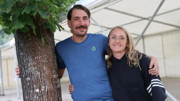 Erwin Bradach und Riccarda Reinwald