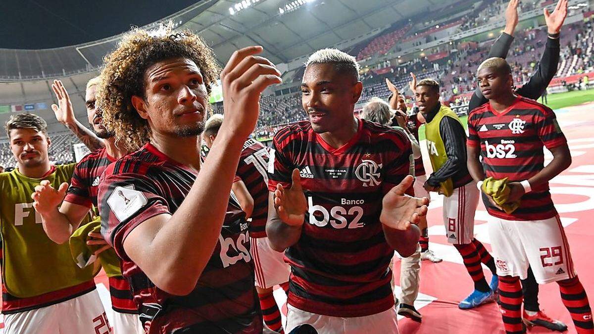 Jubel bei den Spielern von Flamengo