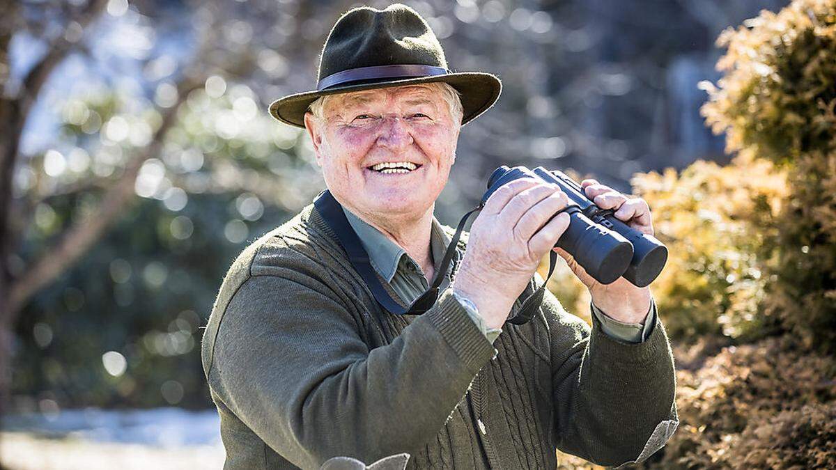 Gerhard Riautschnig (82) ist Jäger aus Leidenschaft