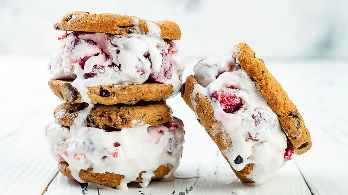 Kekse mit Eisfülle: himmlisch!