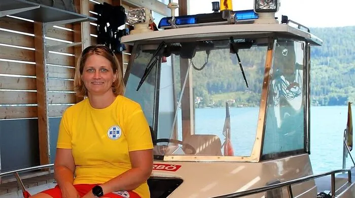 Im Parkbad in Krumpendorf ist Eva Adamik für die Wasserrettung im Einsatz
