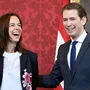 Sophie Karmasin und Sebastian Kurz