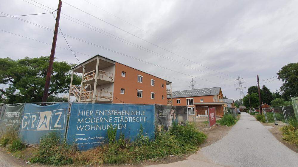 Die erste Bauphase für Gemeindewohnungen am Grünanger ist bald abgeschlossen