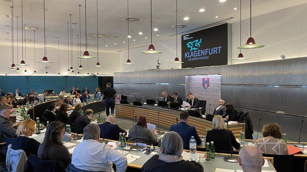 Am Donnerstag traf sich der Klagenfurter Gemeinderat zur Sondersitzung