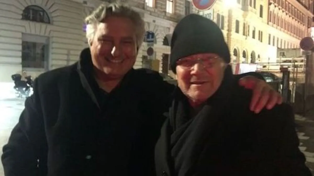 „Kleine Zeitung“-Gast Klaus Maria Brandauer mit Moderator Hubert Patterer: „War doch eh ganz nett, oder?“