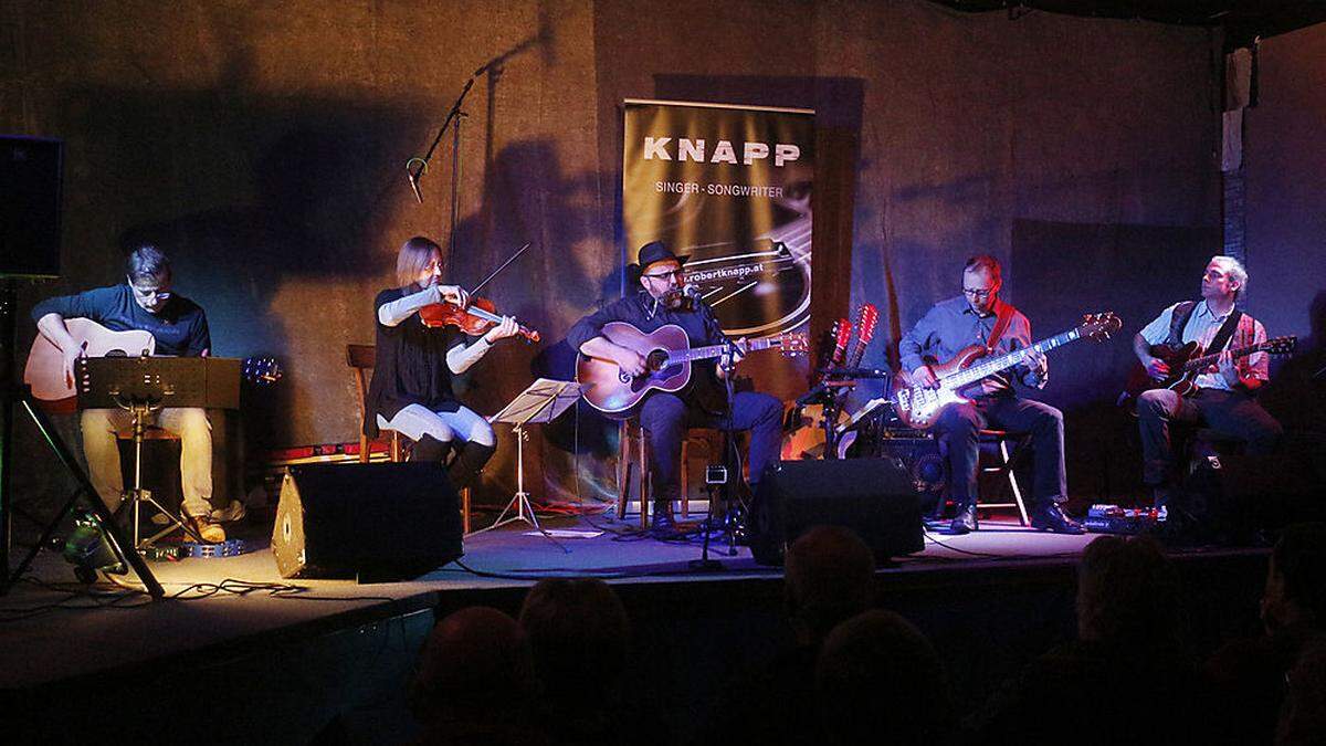 Robert Knapp & Band werden beim ersten Culture Stream der Stadt Gleisdorf  zu sehen sein.