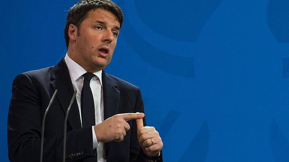 Italiens Premier Matteo Renzi