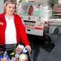Sigrid Rath ist seit zehn Jahren für die „Team Österreich Tafel“ des Roten Kreuzes ehrenamtlich im Einsatz