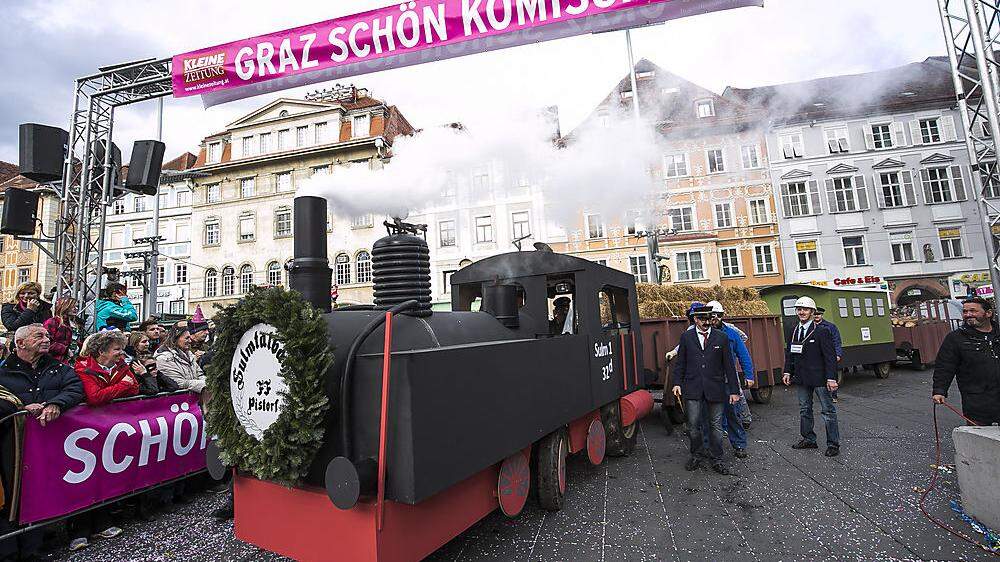 2016 kam sogar ein Zug zum Zug in Graz