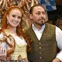Barbara Meier und ihr Mann Klemens Hallmann bei der "Weißwurstparty" in Kitzbühel