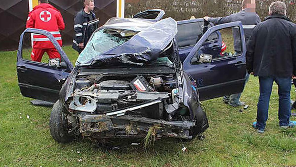 Am Samstag kam es in Merkendorf zu einem schweren Unfall