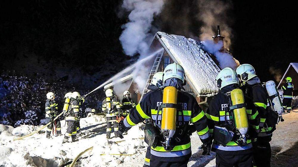 Fünf Feuerwehren mit 50 Kräften waren im Einsatz