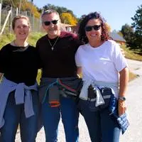 Mehr als 500 Wanderinnen und Wanderer waren am Sonntag in Markt Hartmannsdorf unterwegs