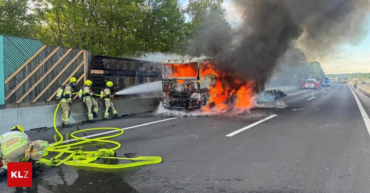 Ursache-unklar-Lkw-Brand-auf-A2-S-dautobahn-f-hrt-zur-Totalsperre