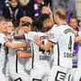 Der SK Sturm feierte einen Sieg bei der Wiener Austria