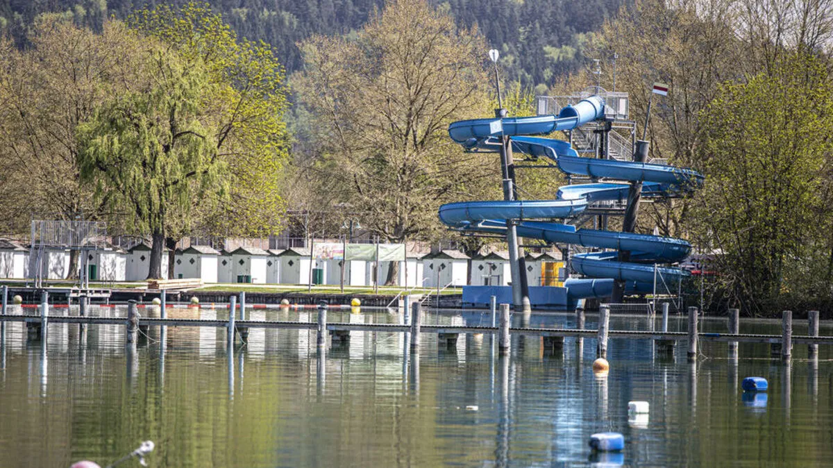 Strandbad Loretto und Strandbad Klagenfurt April 2020