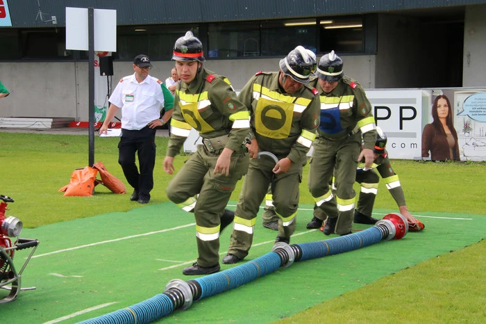 Gruppe der FF Södingberg beim Bewerb