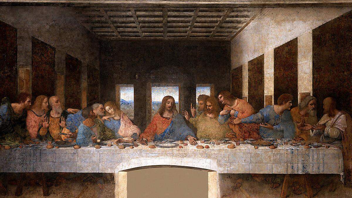 Es gilt als Meisterwerk der Kunstgeschichte: Das letzte Abendmahl von Leonardo da Vinci