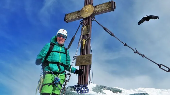 Hubert Weber auf seinem Lieblingsberg, dem Großglockner.