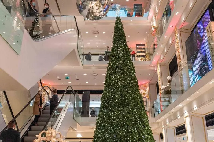 Bei "Kastner und Öhler" in Graz kommt Weihnachtsstimmung auf ...