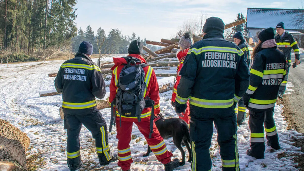Der Suchtrupp war stundenlang im Einsatz