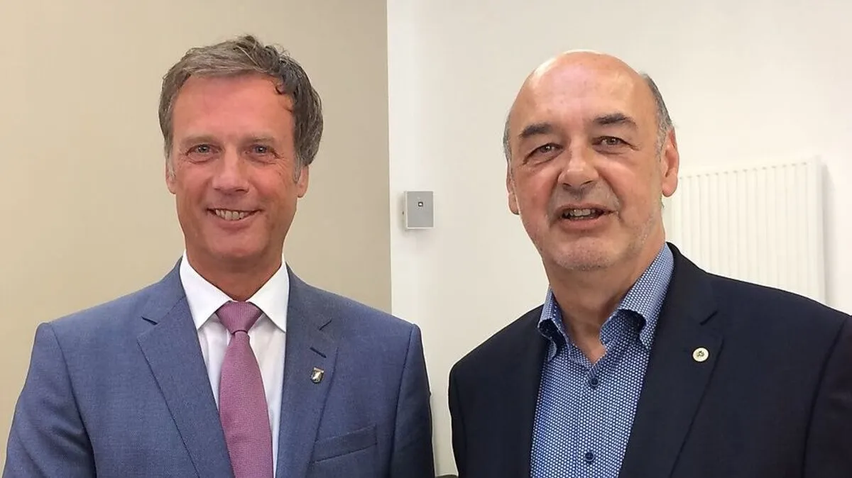 Fritz Kratzer (links) und Manfred Wegscheider