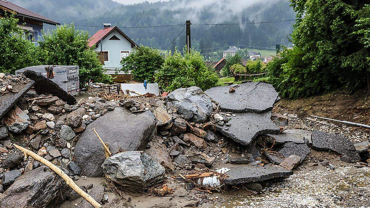 In Arriach sind erneut Unwetter vorhergesagt 