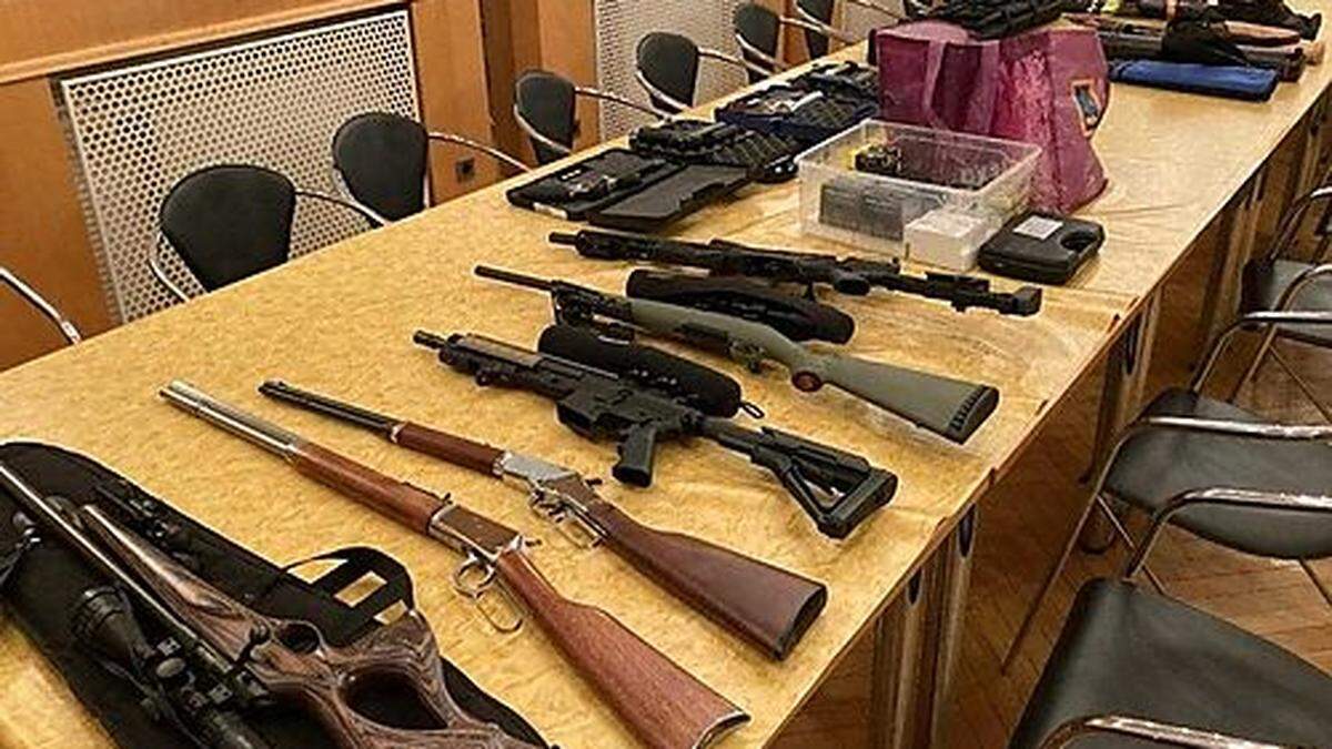 Die Wolfsberger Polizei hat mehrere Schusswaffen sichergestellt