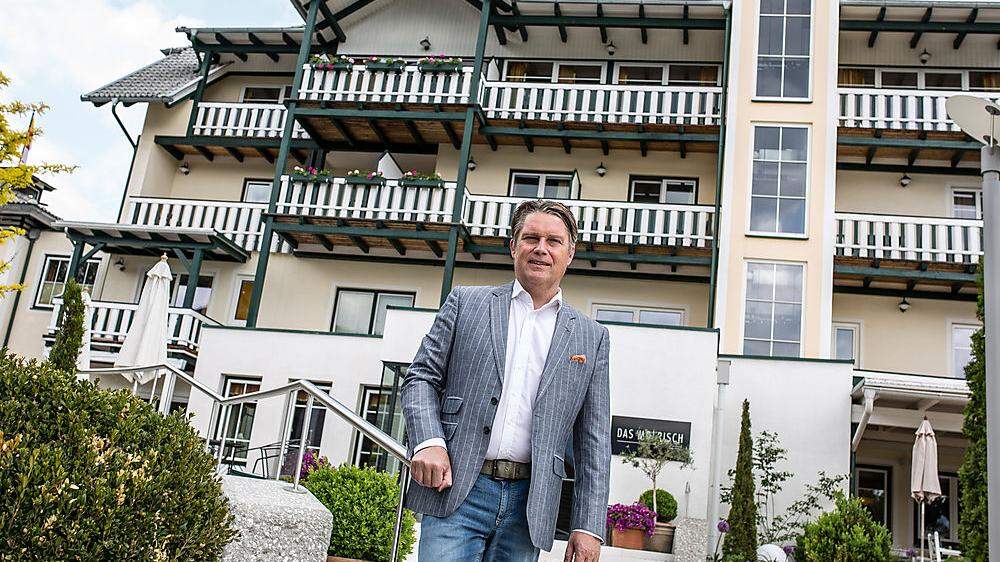 Sigi Moerisch, Obmann der Fachgruppe Hotellerie in der Wirtschaftskammer Kärnten, hat auch für seinen Betrieb am Millstättersee die geplanten Investitionen auf Eis gelegt