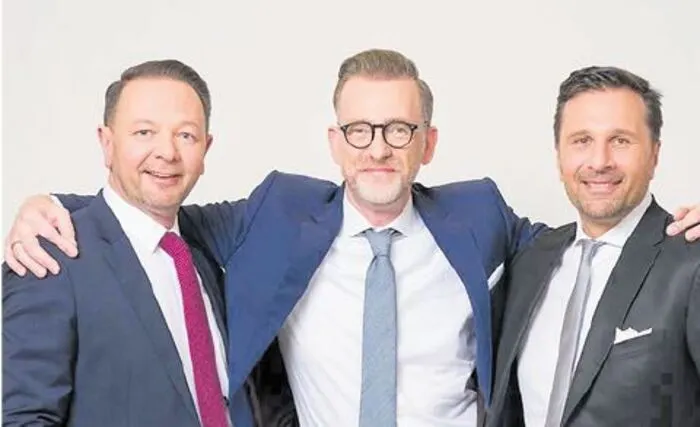 Gesamtvorstand v.l.: Christian Kladiva, Ingo  Hofmann, Helmut Schleich 