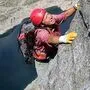 Der Sportler im „Bella Vista“-Klettersteig