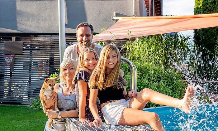 Gerald Martinschitz und seine Familie 
