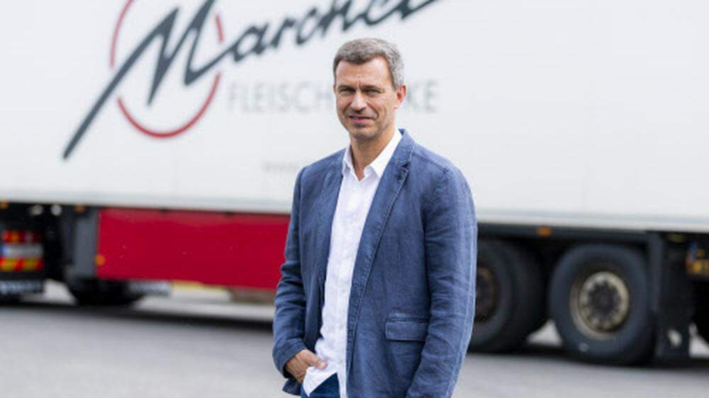 Norbert Marcher leitet das größte Fleischereiunternehmen Österreichs mit Firmensitz in Villach