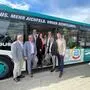 Feierten den 30er des Projekts Aichfeldbus: Johannes Praniess, Peter Gspaltl, Manfred Lenger, Claudia Holzer, Elke Florian, Harald Bergmann, Günter Reichhold und Volkart Kienzl