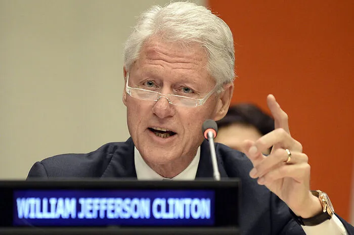 ... und Bill Clinton.