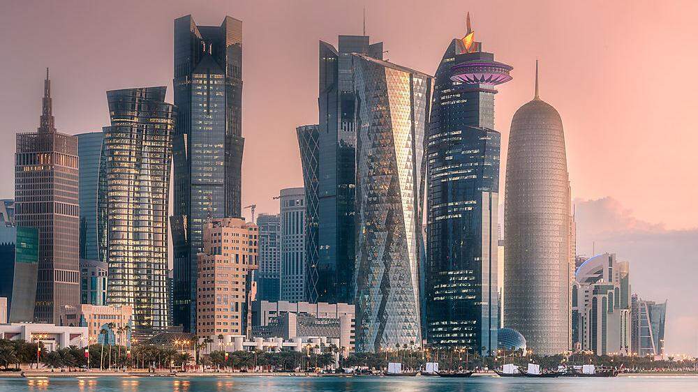 Die Skyline in Doha