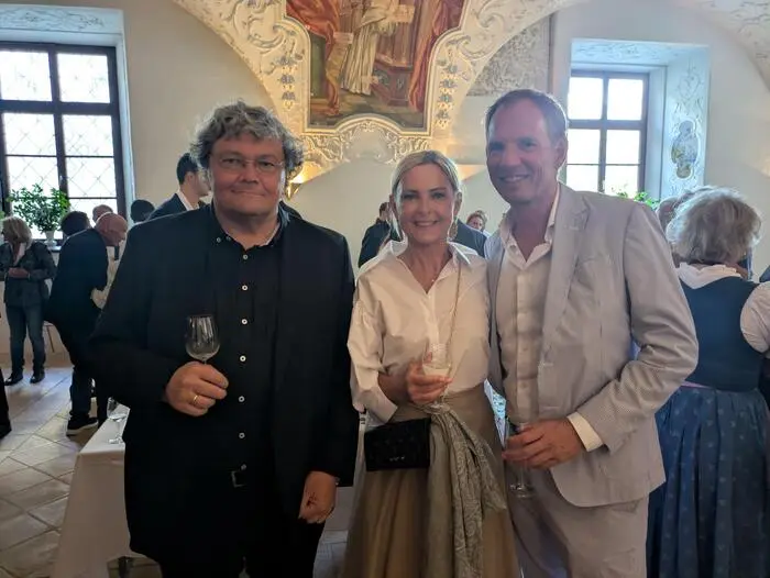 Harald Haslmayr (l.) gab Einblicke in das Werk Bruckners