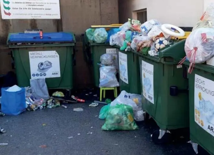 Die separaten blauen Behälter für Metallverpackungen haben ausgedient 