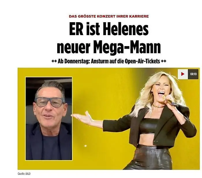 Einer der Beiträge zum Konzert 2022 von bild.de